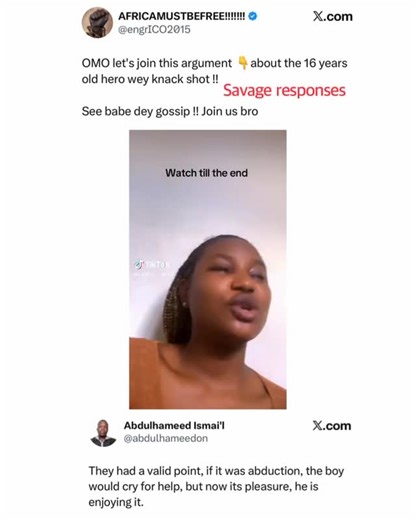 Savage Responses on Instagram: "Have you seen the video? If yes what do you think?"