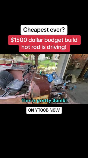 Is this the cheapest model a hot rod build ever? L1NK1NB10 #hotrod #ratrod #kustom #turbocan #diy #budget #modela #roadster #trending | CaseysCustoms