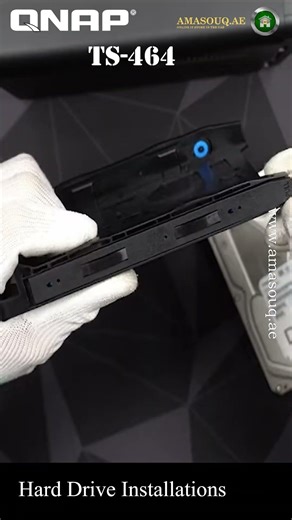 How to install Hard Drive on QNAP TS 464