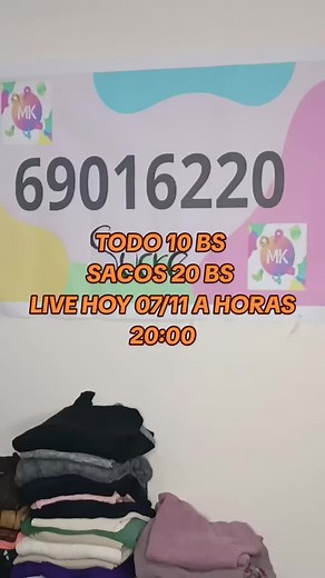 TODO A 10 bs live hoy 07/11/2025 A HORAS 20;00 calidad premium GRAN LIQUIDACION LOS ESPERAMOS