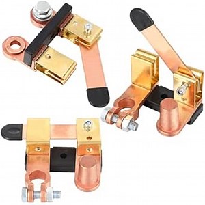 3 Pcs Battery Disconnect Switch 12v 24v Vertical and Side Top Post Knife Blade Master Switch Battery Disconnect Negative Battery Cut Off Switch for Marine Boat Truck Vehicle Car Rv ATV