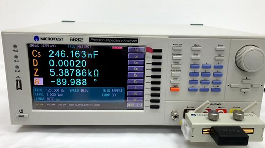 MICROTEST 6632阻抗分析仪-测量薄膜电容