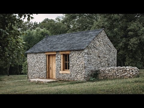 Compact Stone Cottage — Minimal Rustic Living in a Quiet Countryside