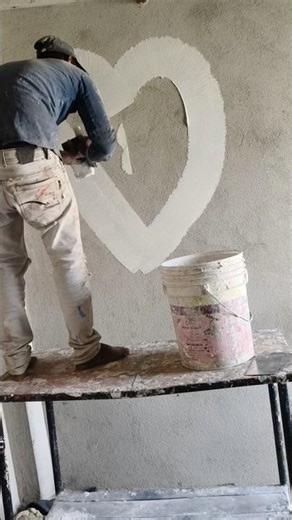 #trending👌wall putty fast code👌wall putty👌Dil love👌r panting design#viral#trending#reels