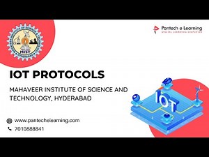 Webinar on IoT Protocols | Mahaveer Institute of Science and Tech Hyderabad | Pantech eLearning