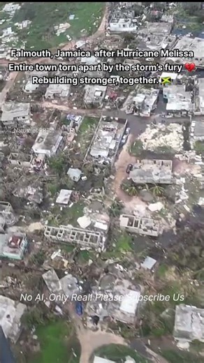 Falmouth in Ruins After Hurricane Melissa | Aerial View of Jamaica’s Devastation