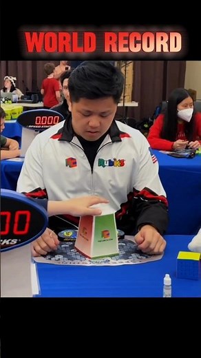 Solve 5x5 Rubik’s cube World record #viral #rubikscube #shorts