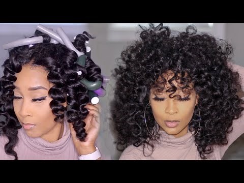 How To: Big Bouncy Curls with Flexi Rods | UNice Hair