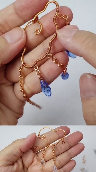 Play with wire | Rain | clouds | pendant | bracelets | earrings @LanAnhHandmade 690 #Shorts