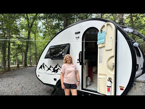 Tour Debbie’s 2025 NuCamp Tab 360 Black Canyon - It Is A Solo Camper’s Dream