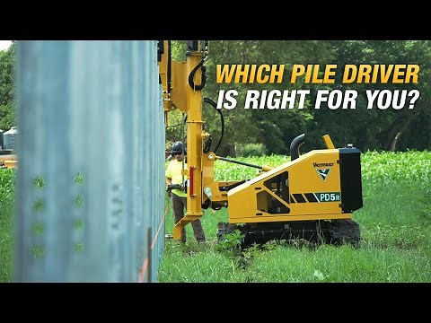 How to choose the right pile driver for the job