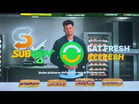 Subway's 2023 NEW TV commercial with Patrick Mahomes and Rafael Nadal🏈🎾 7.5K subscribers LIFETIME🙏❤️