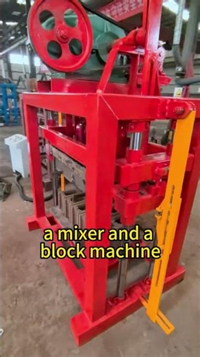 small size cheap hollow block making machine