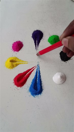 simple Rangoli, satisfying rangoli, Easy rangsatisfying #asmroli, Tricks and tips,ASMR#rangol