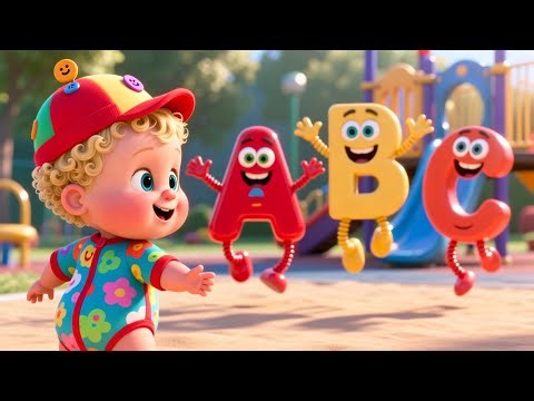 Sunny Slide ABC Funny | Educational Nursery Rhyme Song for Kids