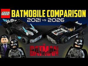 COMPARISON: LEGO "The Batman" Batmobiles (2021 vs 2026)