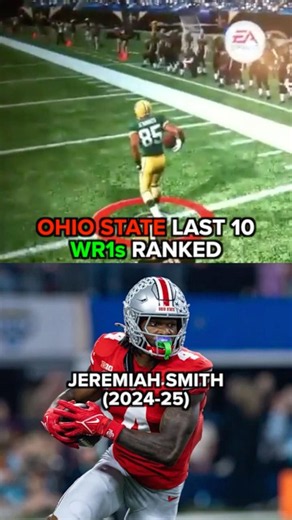 RANKING OSU WRS #osu #cfb #collegefootball #ohiostate