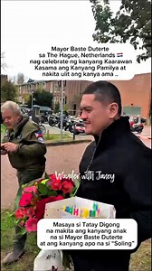 28K views · 1.2K reactions | Mayor Baste Duterte sa The Hague, Netherlands nag celebrate ng kanyang kaarawan kasama ang kanyang pamilya. #BasteDuterte #Duterte #DutertePaRin #thehague | Wander with Janey | Facebook