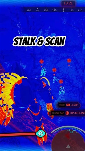 Predator Hunting Grounds-Captured Predator stalks and scans its prey before the battle