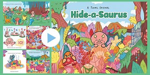 Hide-a-Saurus Story PowerPoint