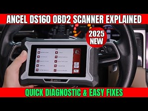 ANCEL DS160 OBD2 Scanner Explained: Quick Diagnostics & Easy Fixes!