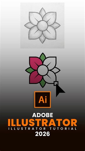 Adobe Illustrator Tutorial — Fast Design Trick