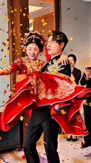 Red Bride, Pure Love ❤️✨A Smile More Beautiful Than Her Dress 🌸Traditional Elegance in Every Moment