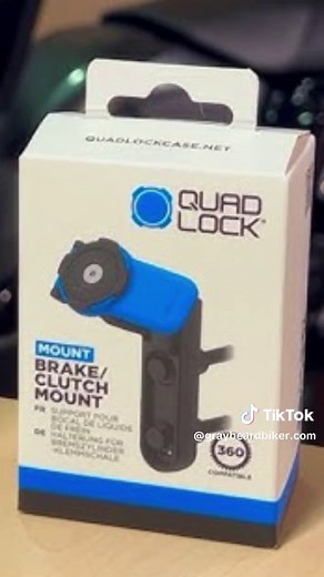 Quad Lock motorcycle phone mount review and install video now live at https://youtube.com/@graybeardbikercom #quadlock #productreview #graybeardbiker