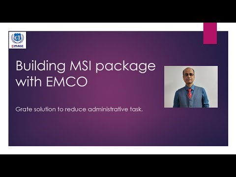 MSI Package Building with EMCO