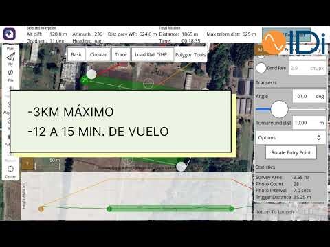 QGroundControl Planificación de Misión Multirotor