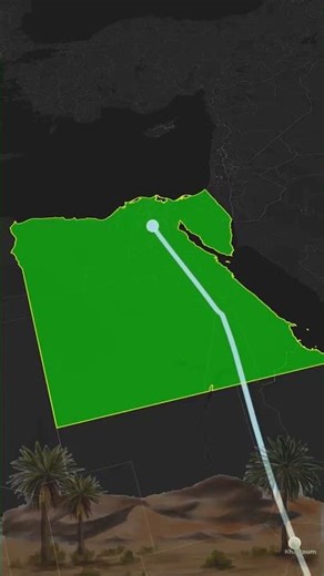 Egypt is moving. Literally. 🏛️🏗️#egypt #mapanimation