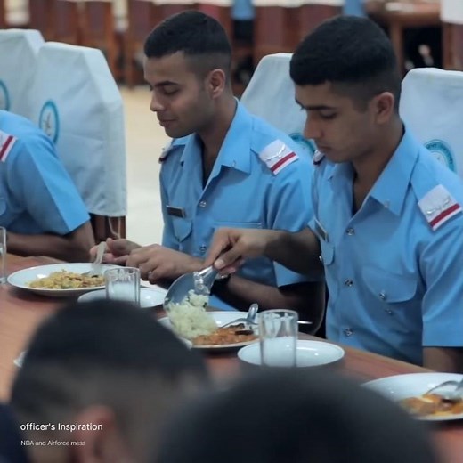 Dining rules for cadets in NDA and Air Force mess #army #airforce #motivation