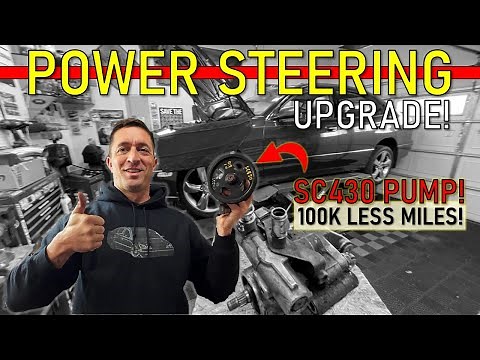 How to replace and bleed your power steering pump. (SC430 pump on a GS400)