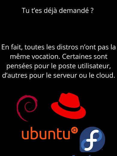 Quelles sont les meilleures distributions Linux à utiliser en entreprise ?#linux #debian #ubuntu #redhat