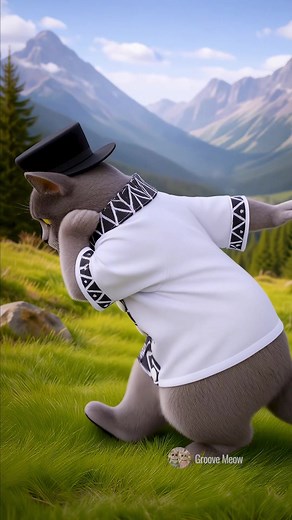 Chartreux Cat Dancing: A Hilarious Show!