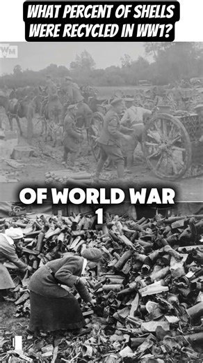 This World War I footage shows the logistic nightmare of dealing with empty shells in #WW1.
