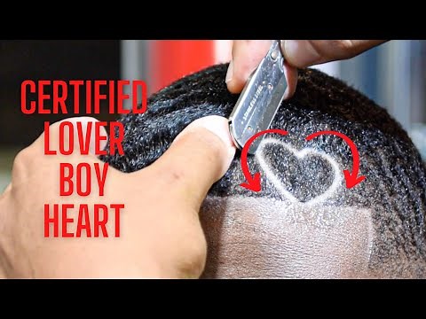 HOW TO CUT THE DRAKE HEART DESIGN | CLB DRAKE HAIRCUT TUTORIAL