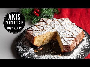 Greek New Year’s Snowflake Cake | Akis Petretzikis