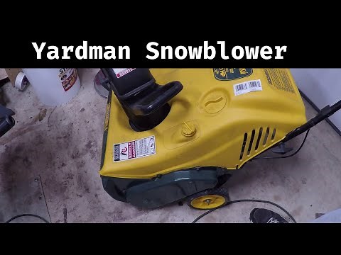 Will It Run? Yardman 21" Snowblower
