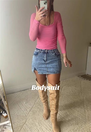 Must-Have Thong Bodysuit with Square Neckline