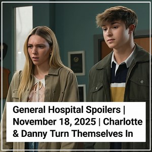 General Hospital Spoilers | November 18, 2025 | Charlotte & Danny Turn Themselves In https://webvibe.org/2025/11/17/general-hospital-spoilers-november-18/ Big decisions shake Port Charles in today’s General Hospital spoilers for November 18, 2025. Charlotte and Danny step forward to confess their part in the lab incident, hoping to save Rocco from taking the fall. Lulu is heartbroken as she tries to protect both kids, and Dante starts wondering if he treated Gio too harshly. Emma warned the teen