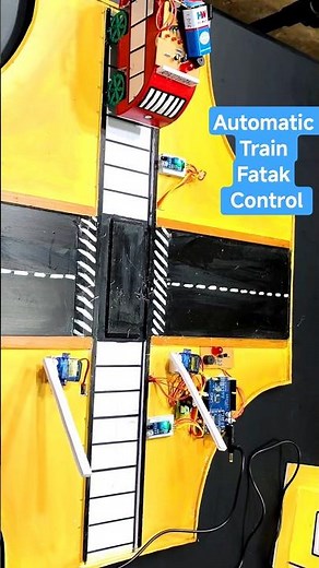 Automatic Railway Crossing Using Sensors 🚦 | Smart Engineering Project Idea