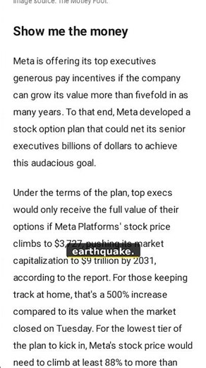 🚨 META'S SHOCKING PLAN! 🚀 500% Stock Growth in 5 Years?! 🤯 #shorts
