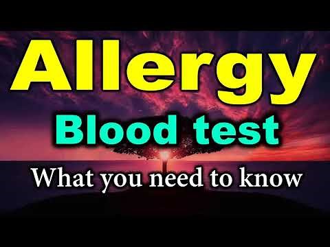 Allergy blood test | Allergy testing from blood test | Hypersensitivity testing | Allergenic test