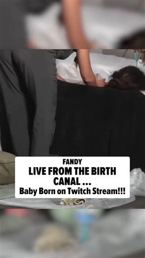 TMZ on Instagram: "Twitch streamer Fandy gave blood, sweat and tears to her fans ... live streaming as she gave birth to her baby! 🤰👶❤️"