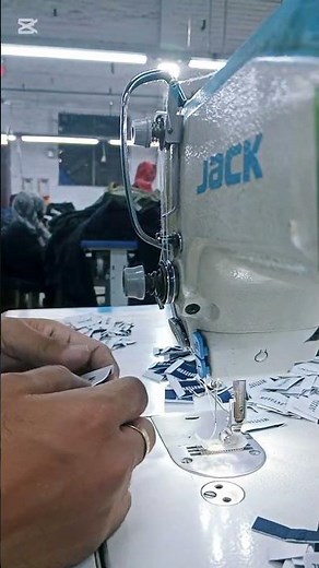 man label making sewing machine