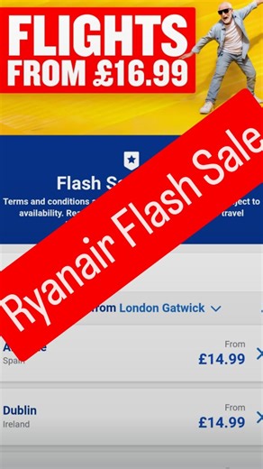 Ryanair Flash Sale!! Flights from £14.99 If you are looking for cheap flights for November or December take a look before the same ends this week. #cheapflights #ryanair #christmasgetaway #savvymumofficial | Emma Marjolin