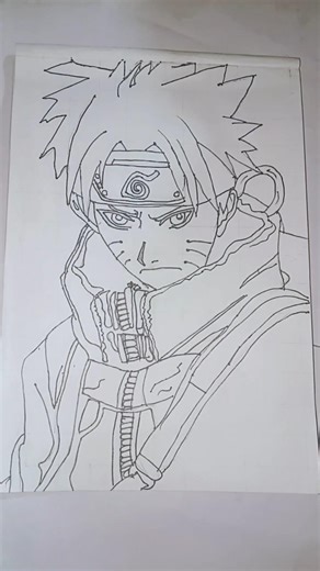 Naruto sketch 🔥💪|#editing #anime #drawing #naruto