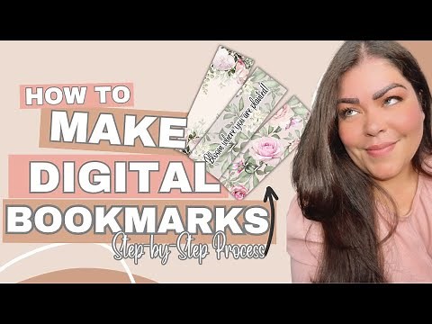 How To Create Digital Bookmarks | Digital Products To Sell On Etsy