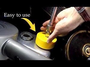 Daimler V8 - Using the rocker cover nut removal tool